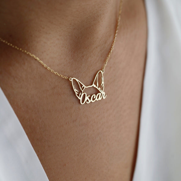 Personalized Stainless Steel DIY Cat And Dog Pet Name Necklace