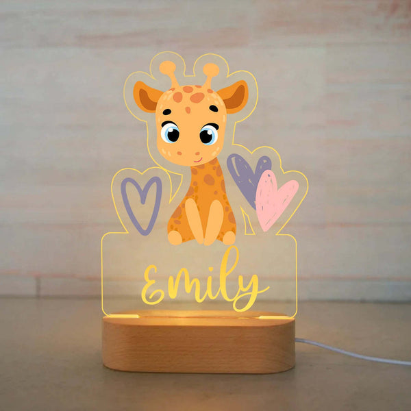 Animal Acrylic Night Light Children