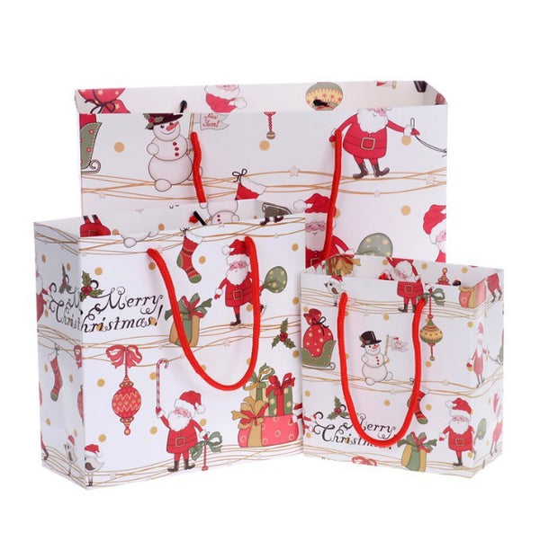 Christmas Fashion Simple Printing Gift Bag