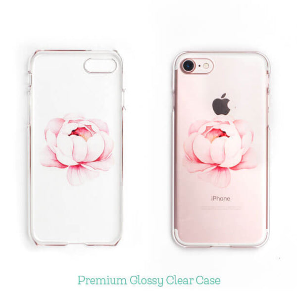 Transparent tpu phone case customization