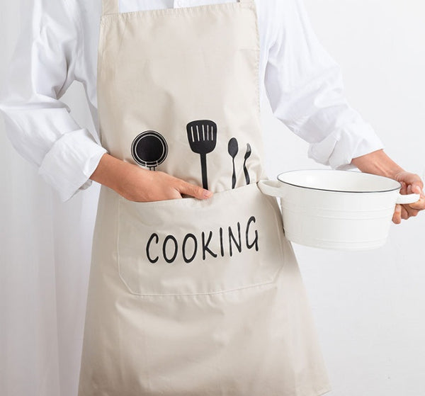 Korean style simple cutlery cotton apron