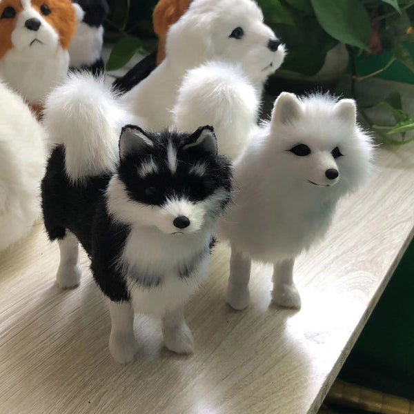 Simulated Animal Dog Fur Children Toy