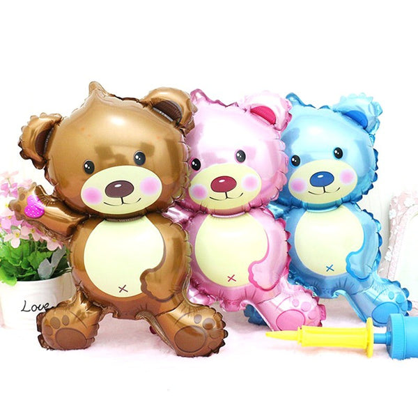 Beckoning Bear Balloon Mini Aluminum Film Children's Toy