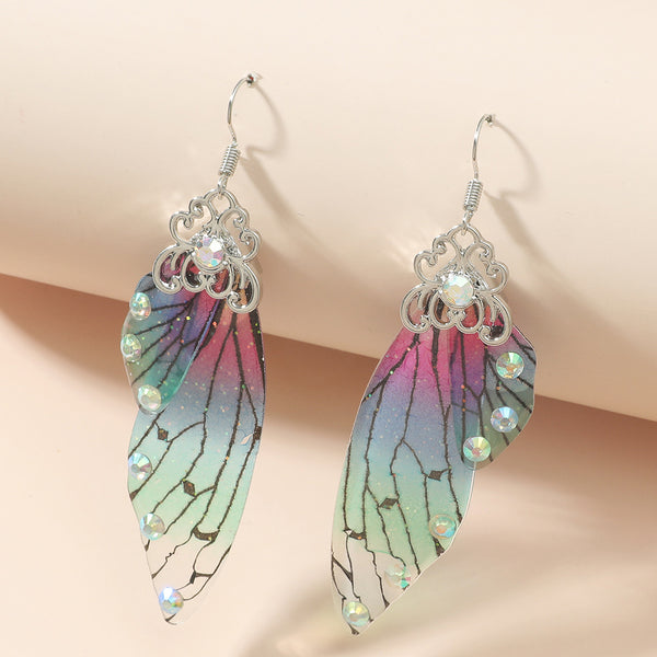 Cicada Wings Wings Earrings Temperament Super Fairy Butterfly Earrings