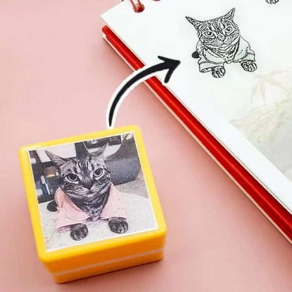 Custom-Made Pet Portrait Stamp DIY For Dog Figure Seal Personalized Cat Doggy Customized Memento Chapter