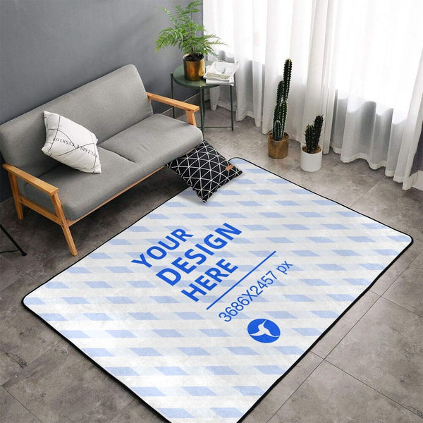 Flannel Absorbent Non-slip Easy-care Floor Mat