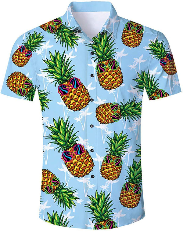 Men's Casual Shirts 3D Hawaiian Tropical Fashion