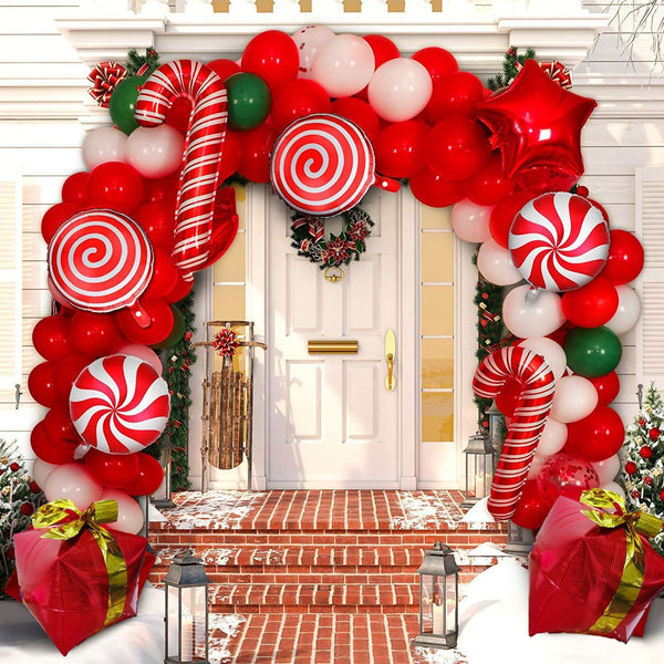 Christmas Theme Holiday Party Decoration Balloon Set