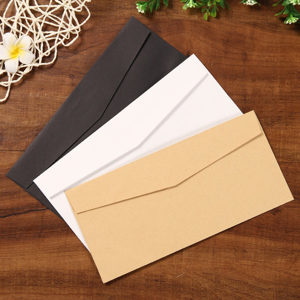 Solid Color Blank Envelope Greeting Card Postcard Envelope