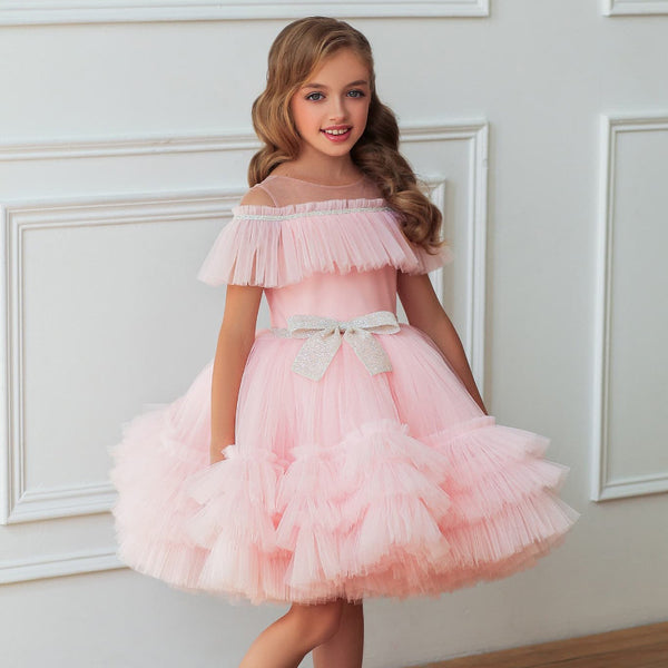 Off-shoulder Princess Dress Pettiskirt Children's Costume