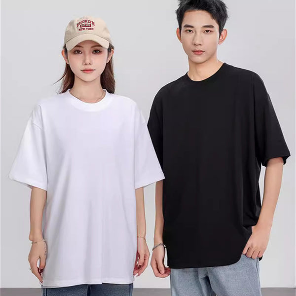 Cotton Round Neck Short Sleeve T-shirt