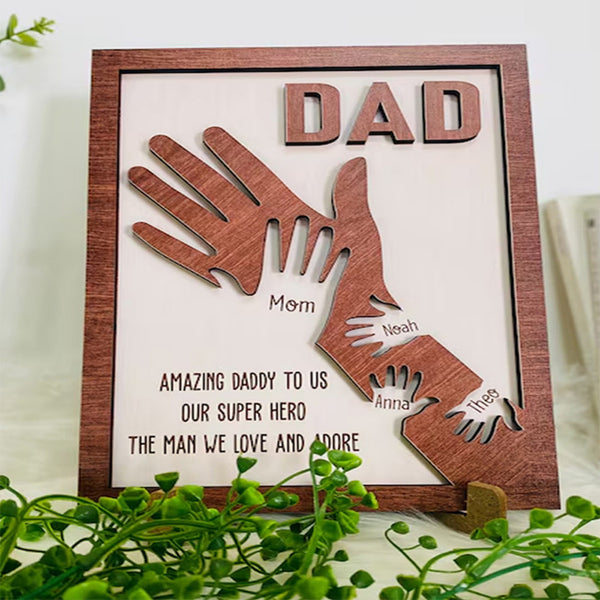 Personalized Wooden Father's Day Ornaments From Europe And America