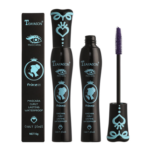 Thick Curling Color Non-smudge Female Blue Color Female Mascara