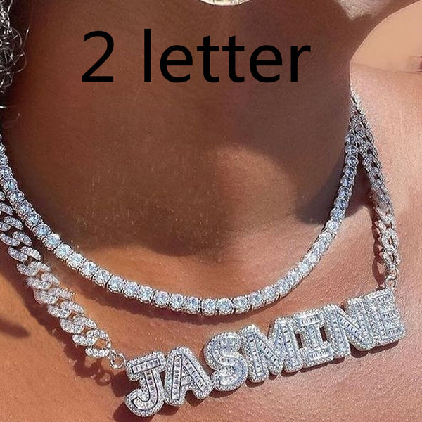 Personalized Hip-hop Letter Necklace Cross-border Jewelry