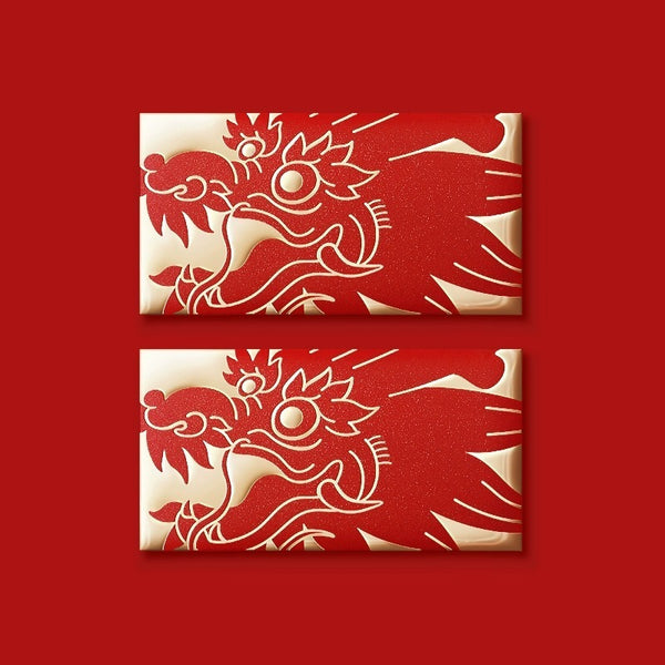 Creative Personality Bronzing Dragon Year Red Envelope