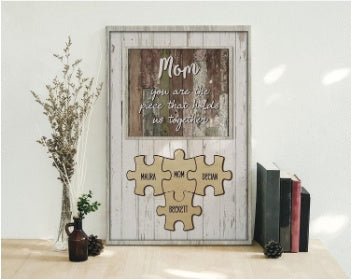 Personalized Name Puzzle Photo Frame