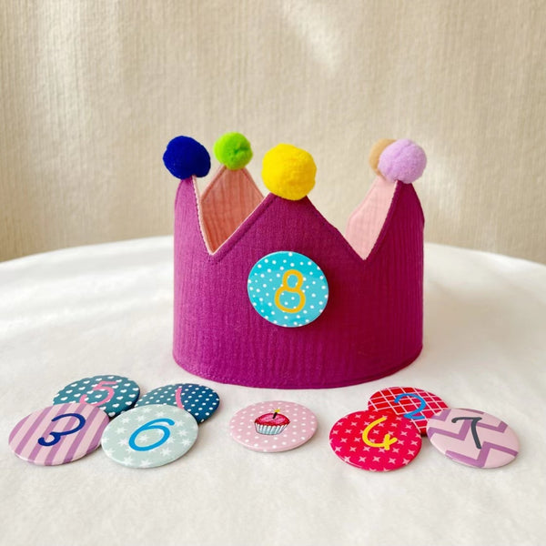 Korean Ins Style Children's Birthday Hat Crown Ball Party Theme Hat Photography Photo Props