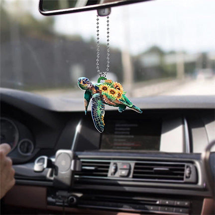 Colorful Car Pendant Interior Rearview Mirror Decoration