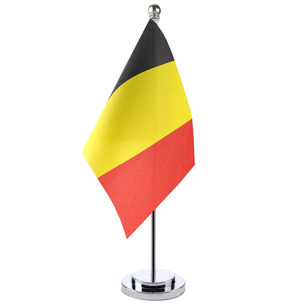 Metal Flag Holder Single Pole Desktop Flag Decoration