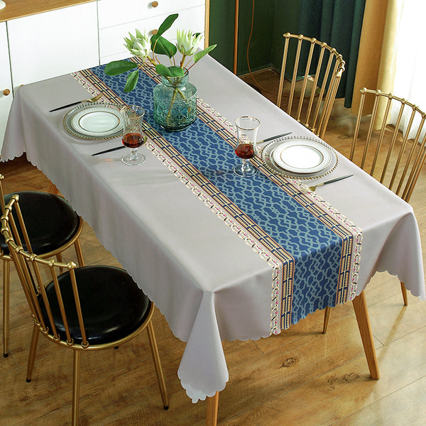 Amy Su Cloth Art New Chinese Style Tablecloth Rectangular Waterproof