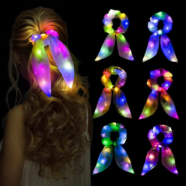 LED Luminous Hair Band Tight Women Headwear