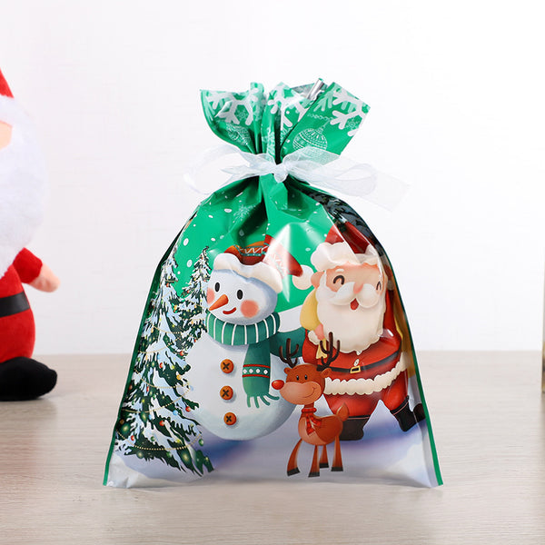 Creative Printing Christmas Gift Bundle Packing Bag