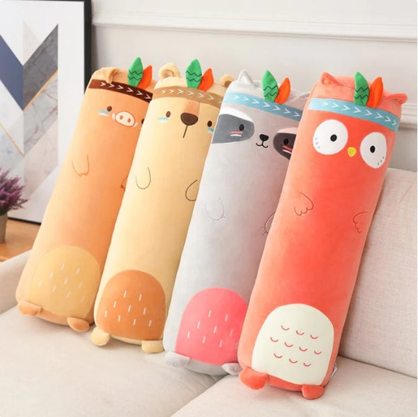 Cute Animal Strip Pillow Plush Toy