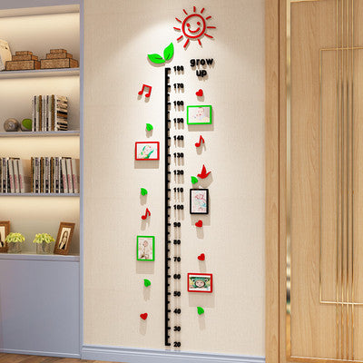 Cartoon Height Stickers 3d Children's Room Kindergarten Wall Decoration Stickers