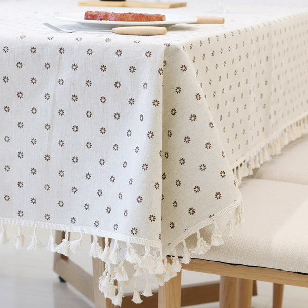 Simple Nordic Square Lace Tablecloth