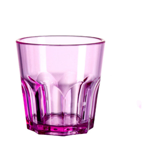 Acrylic Mug, Transparent Plastic Color Mug