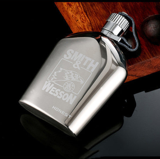 304 Stainless Steel Small Hip Flask In Three Or Two