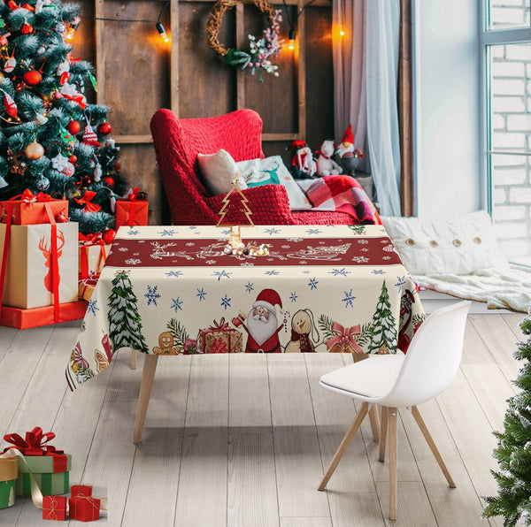 Christmas Party Printed Tablecloth