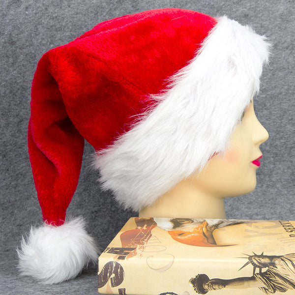 Santa Claus Hat Enlarged And Thickened Big Ball Hat