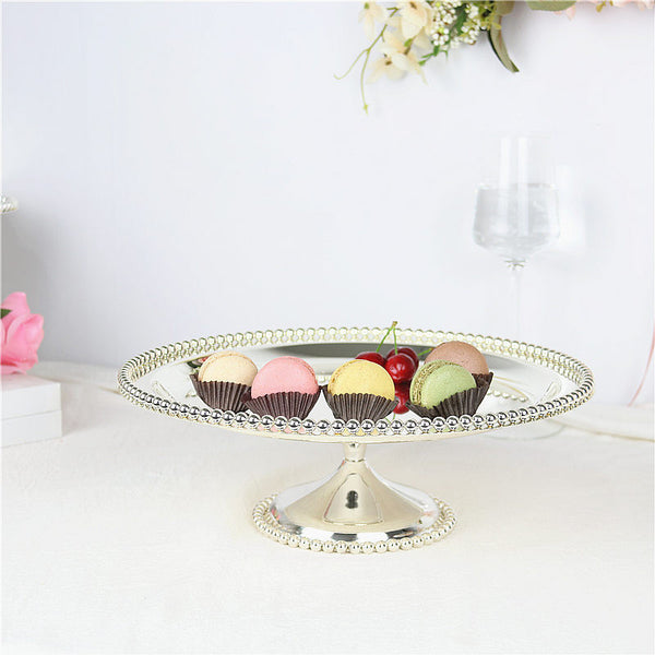 Wrought Iron Metal Cake Stand Creative Fruit Plate Afternoon Tea