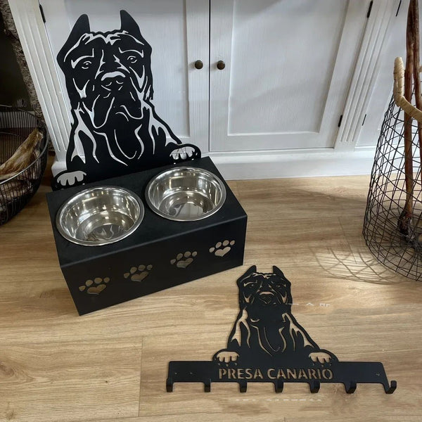 Personalized Dog Food Bowl HolderCustomized