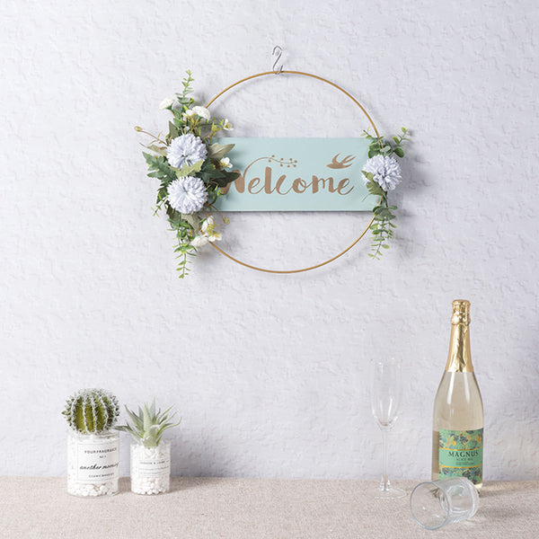 Welcome Sign Window Wall Decoration Garland