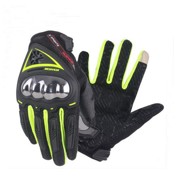 Shell Gloves Motorcycle Rider Breathable Anti-fall Full Finger Gloves