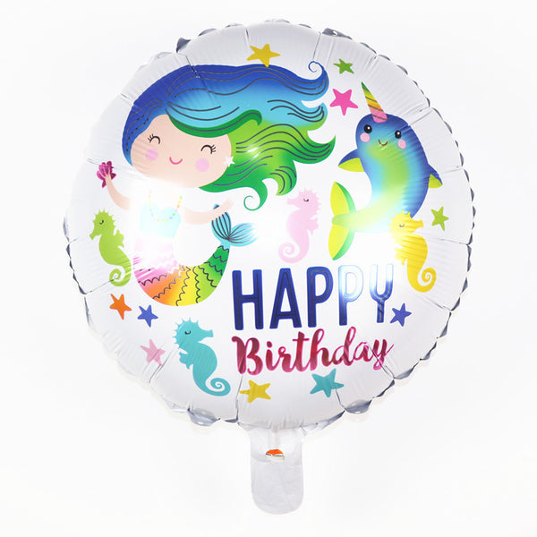 New Large Cartoon Mermaid Balloon