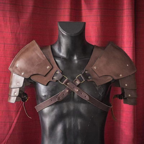 Stage Performance Retro Medieval Nordic Knight COSPLAY Armor Shoulder Pad