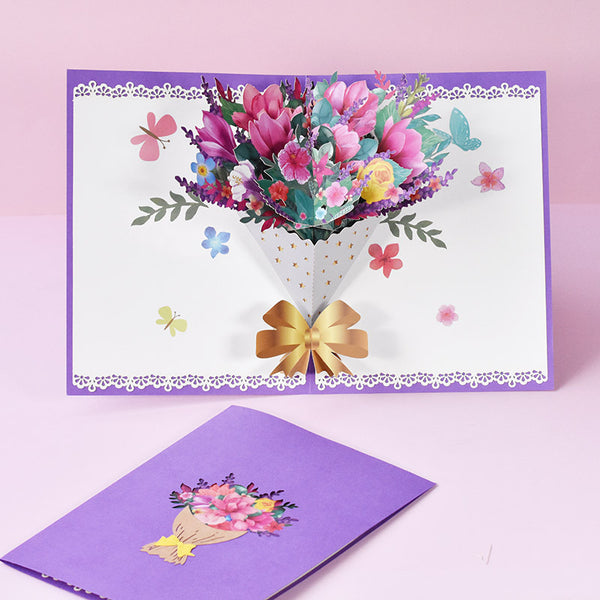 New Creative 3D Greeting Card Mother's Day Thanksgiving