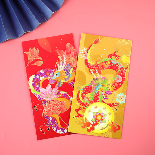 2024 Dragon Year Red Envelope Chinese New Year National Tide