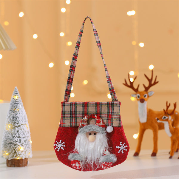 Christmas Cartoon 3D Doll Candy Gift Bag