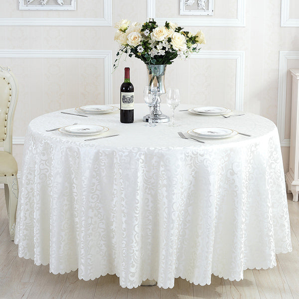 Hotel Restaurant Meal Cloth Custom Round Table Tablecloth