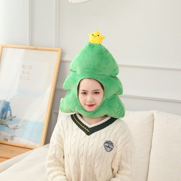 Christmas Tree Plush Headgear Photo Props Photo Props