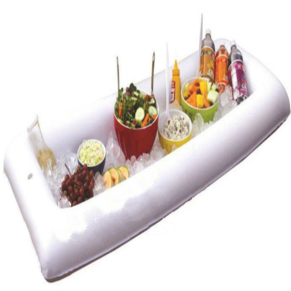 PVC Environmentally Friendly Inflatable Ice Bar Beach Party Salad Plate Inflatable Buffet Bar Outdoor Convenient To Carry