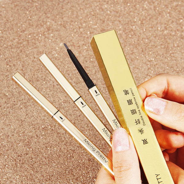 Double-headed Triangle Ultra-fine Double-headed Eyebrow Pencil